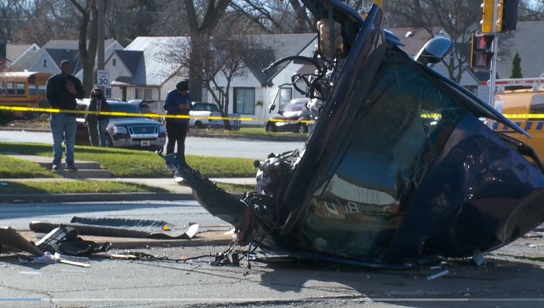 Crash at Sherman and Hampton, Milwaukee
