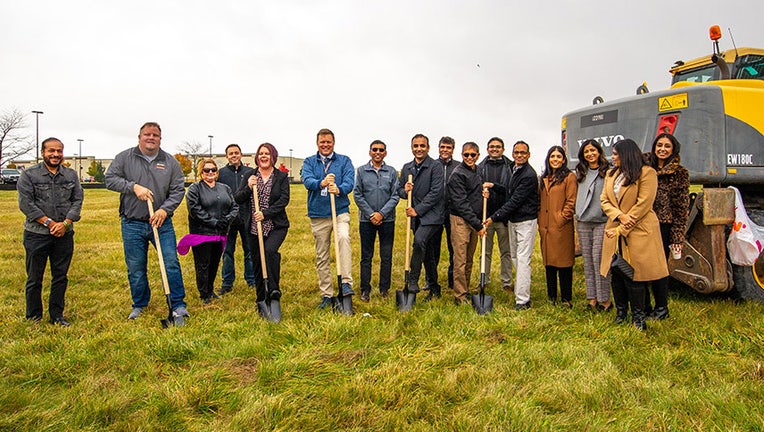 Hotel groundbreaking in Sturtevant