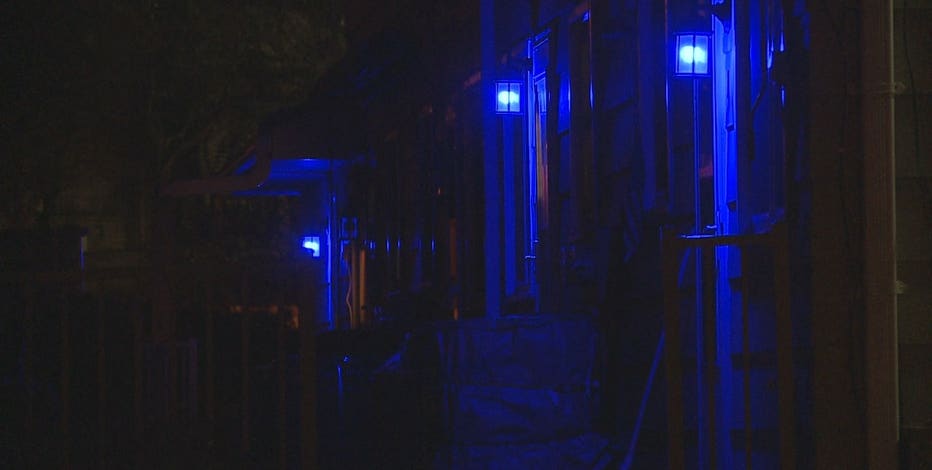 Waukesha parade tragedy, blue lights honor victims