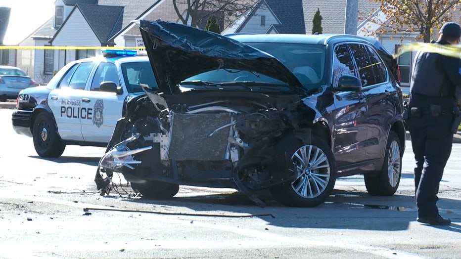 Crash at Sherman and Hampton, Milwaukee