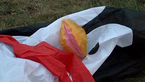 Wind threatens Candy Cane Lane inflatables