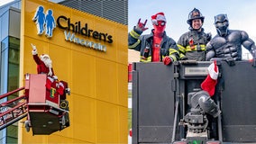 Firefighters surprise Children's Wisconsin patients on Christmas