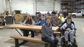 Menomonee Falls wheelchair-accessible table project nearly finished