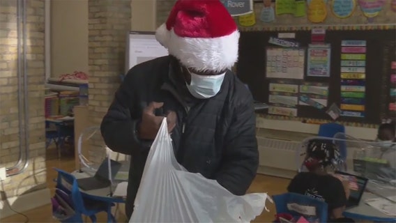 MPS alumnus surprises students with gifts