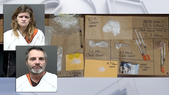 Sturtevant couple faces drug charges, accused of dealing meth