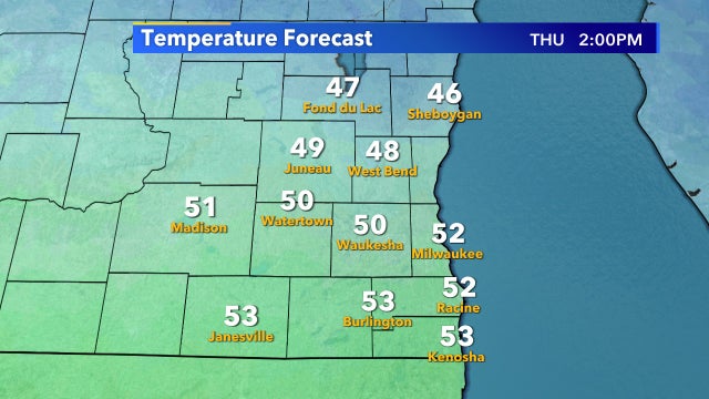 Thursday could be nicest day for months; high of 52°