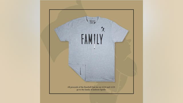 Jackson Sparks t-shirt fundraiser from Baseballism