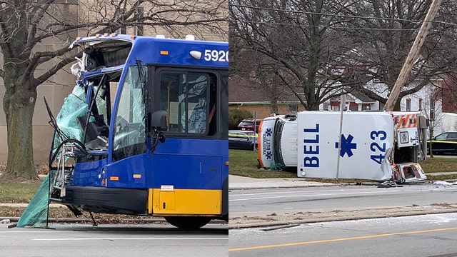 MCTS bus, ambulance crash: EMT released from hospital