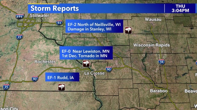 Western Wisconsin EF-2 tornado: NWS