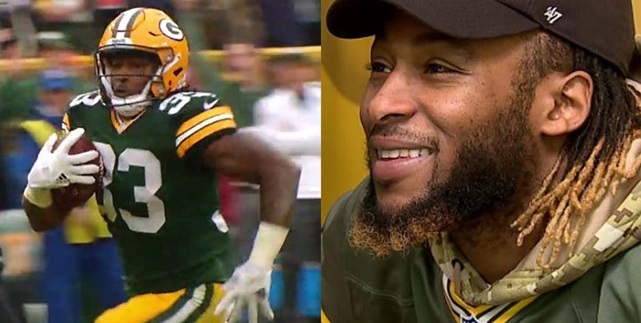 Aaron Jones named 'Walter Payton Man of the Year' nominee
