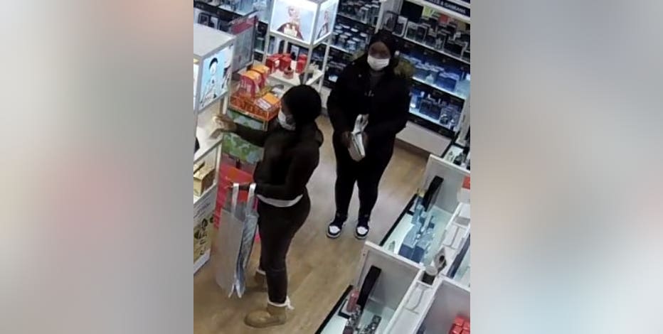 2 wanted in Menomonee Falls $10K ULTA Beauty fragrance theft
