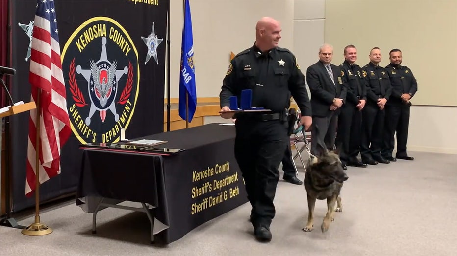 K-9 Riggs gets Silver Star award