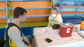 Fiserv Forum vaccine clinic; COVID, flu shots offered