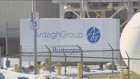 Burlington factory fire, no injuries: officials