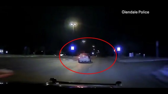 Glendale police pursuit ends near River Hills, 1 in custody