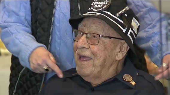 WWII veteran celebrates 100th birthday in Racine