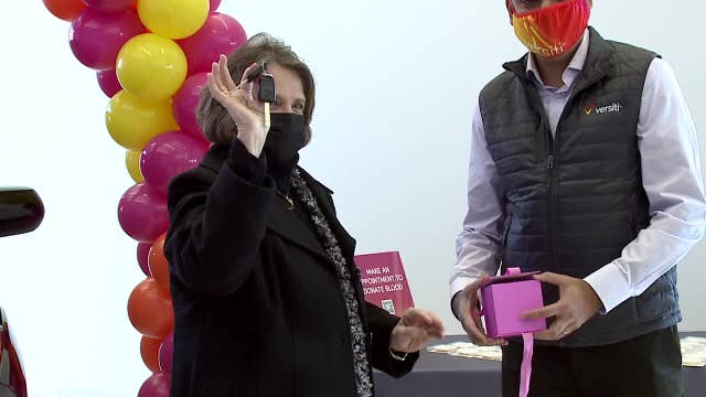 Wisconsin blood donor wins SUV in Versiti sweepstakes, 'unbelieveable'