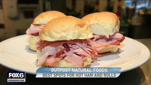 A Sunday staple: Hot ham and rolls