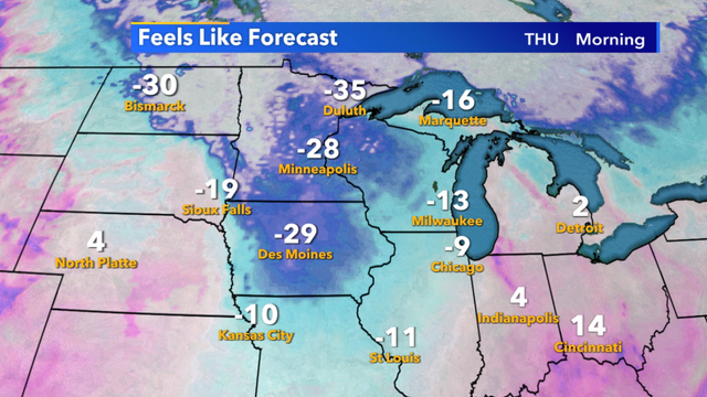 Another round of frigid weather to continue a chilly January