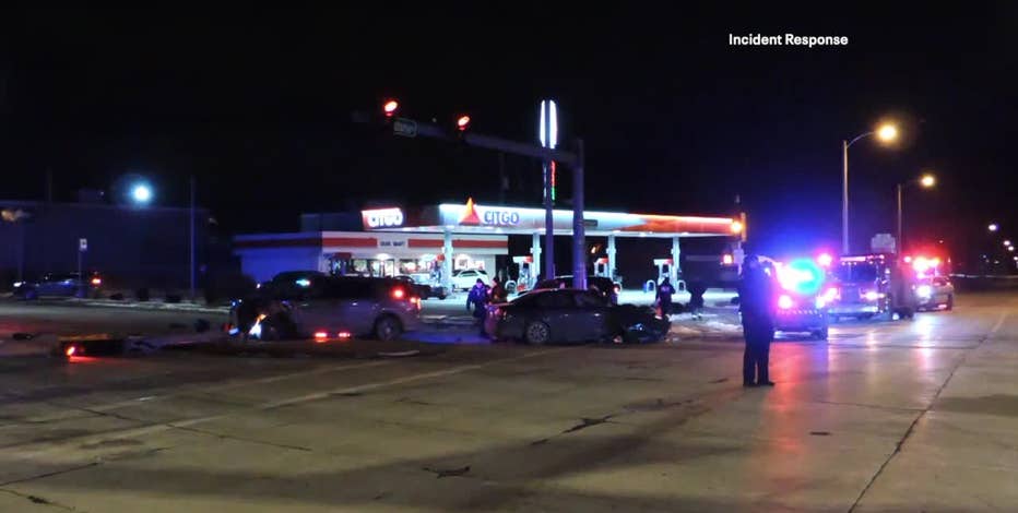 Collision with Whitefish Bay squad at Teutonia and Hampton