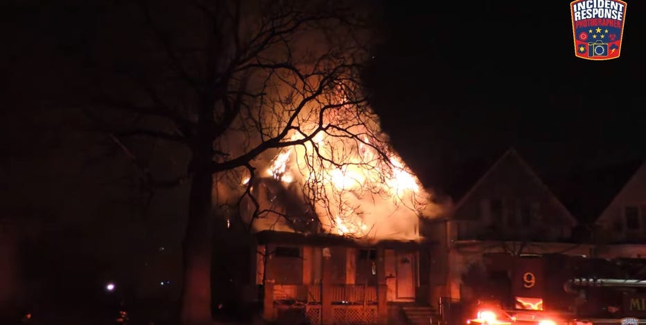 Fire near 24th and Burleigh: Vacant home damaged, no injuries