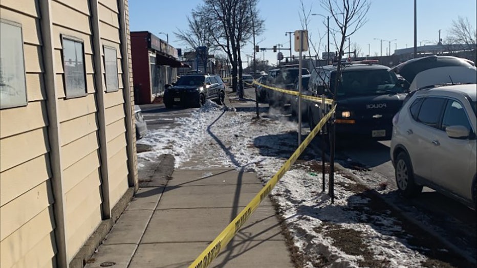 Homicide scene near 60th and Fond du Lac, Milwaukee