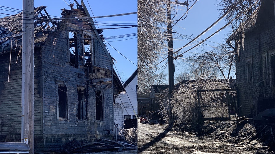 House fire near 29th and Townsend, Milwaukee