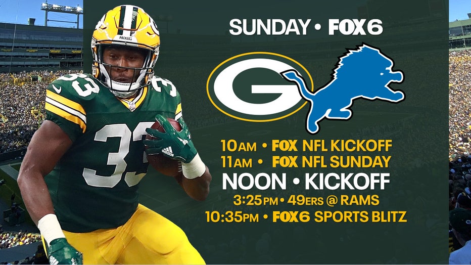 green bay packers and lions game