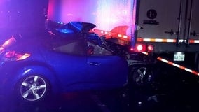 Crash in Grafton: Semi, car collide on I-43 off-ramp