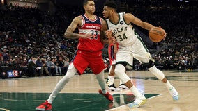 Bucks top Wizards, Antetokounmpo triple-double