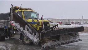 Waukesha road conditions slick, crews working non-stop