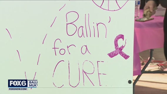 Mukwonago girls basketball Komen breast cancer fundraiser