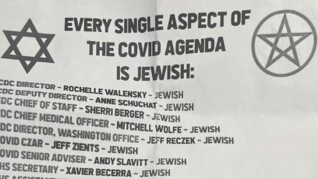 Kenosha anti-Semitic flyers suggest 'COVID related to Jews'