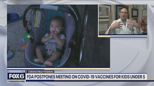 FDA postpones meeting on COVID vaccines for kids under 5