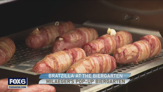 Traditional German food, drinks and music