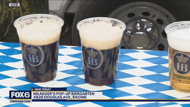 Wisconsin’s largest Pop-Up Biergarten: Traditional German food, drinks, music