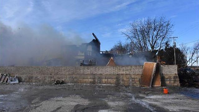 Iron Hog Saloon fire rekindled, building a total loss: sheriff