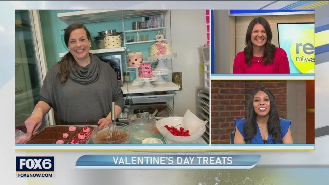 Cherry chip-inspired Valentine's dessert