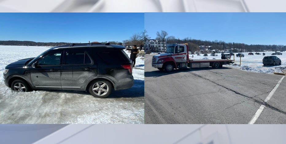 Lake Geneva: Vehicle through ice, no injuries reported