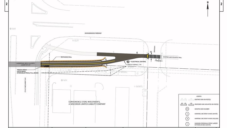 Lake Country Trail Underpass Rendering