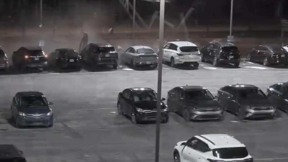 Chicago car crash today: Surveillance camera captures moments