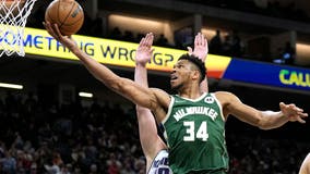 Bucks hold off Kings 135-126, Antetokounmpo scores 36 points