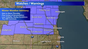 Winter weather advisory Thursday