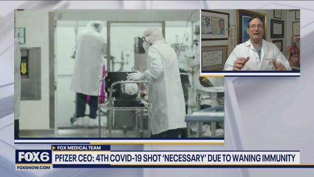Pfizer CEO: 4th shot of vaccine 'necessary'