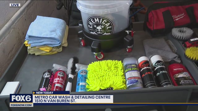 Tools, chemicals to use when washing vehicle