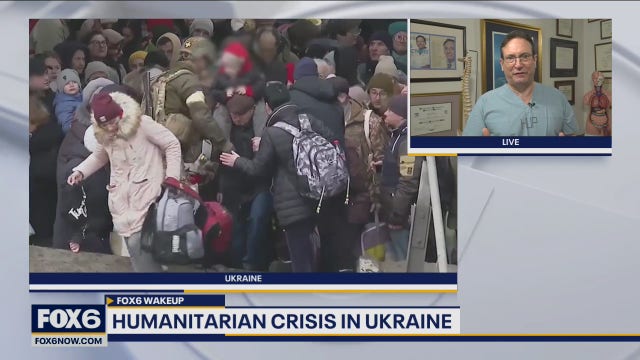 War in Ukraine sparking humanitarian crisis