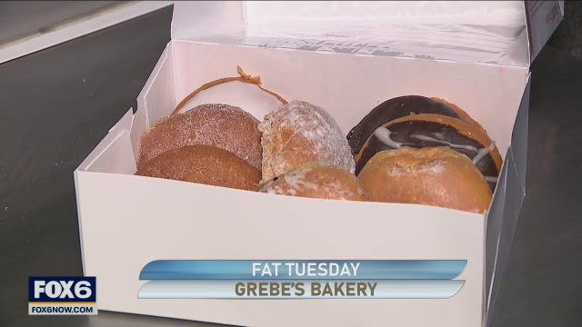 Grebe’s Bakery has 8 different options of Paczki today