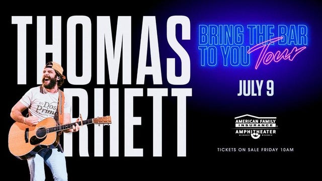 Thomas Rhett to headline Summerfest on July 9