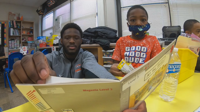 Carroll University athletes inspiring kids through reading