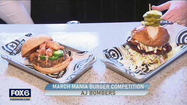 AJ Bombers’ March Mania Burger Contest